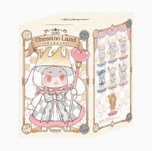 Cino マジックチェスボードパラダイス ブラインドボックス ぬいぐるみ かわいい手作り オフィスガールズギフト おもちゃコレクション Tuantuan Fortress
