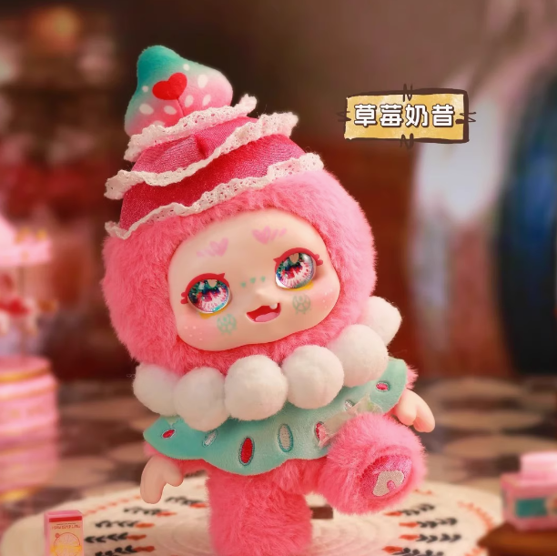 奇梦Let's cafe放咖日盲盒潮玩毛绒公仔可爱手办娃娃礼物—毛绒玩偶盲盒挂件