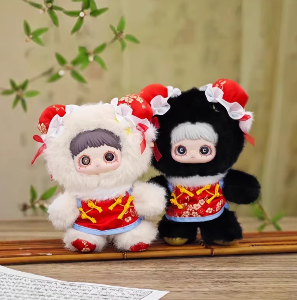 正版MayMei霉霉三代春之诗盲盒毛绒公仔玩偶包包挂件生日礼物—毛绒玩偶盲盒摆件