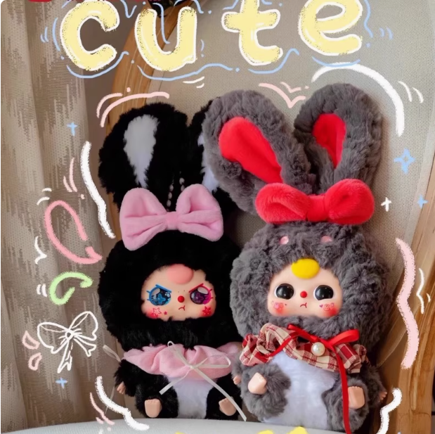 Baby three three-year-old Lily Rabbit Town Second Generation Limited Edition Blind Box Trendy Play Pendant Cute Gift-Plush Doll Blind Box Ornaments