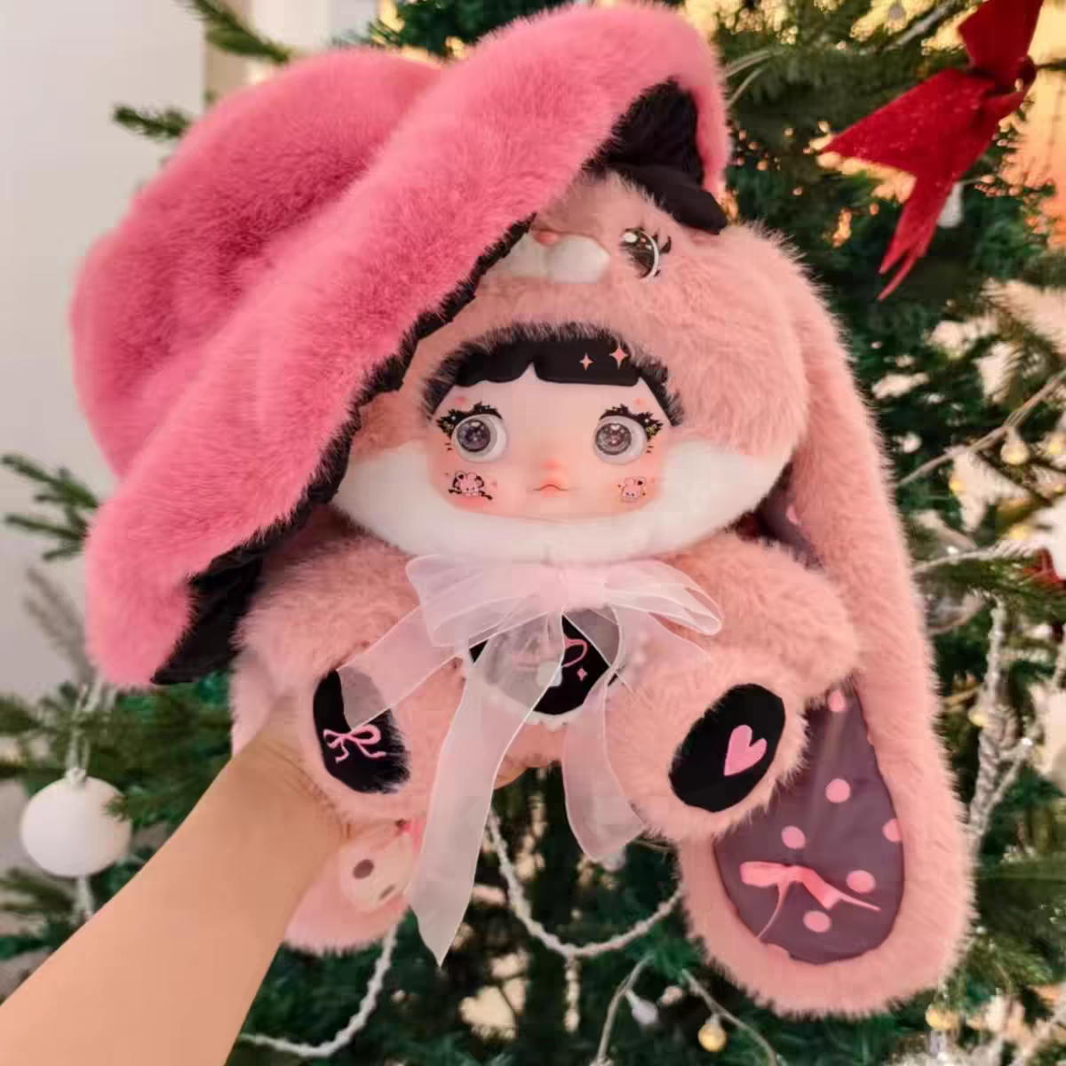 【Nommi】糯米儿400%-蘑菇帽盲盒-大体毛绒-公仔玩偶-可爱-节日礼物