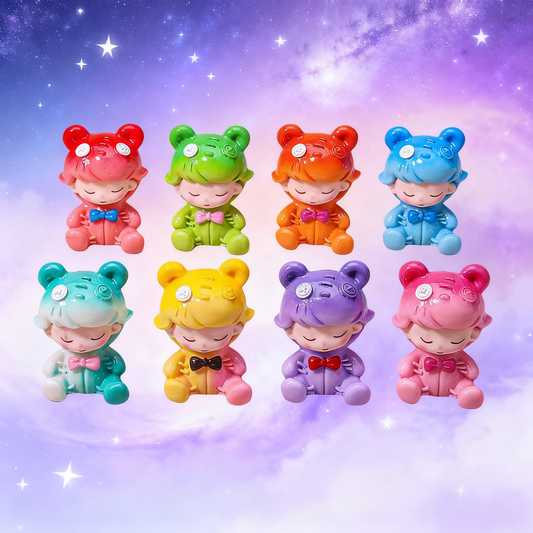 Link 9-Little cute toy - mini version doll - gradient color - three-dimensional cartoon desktop luminous gadget