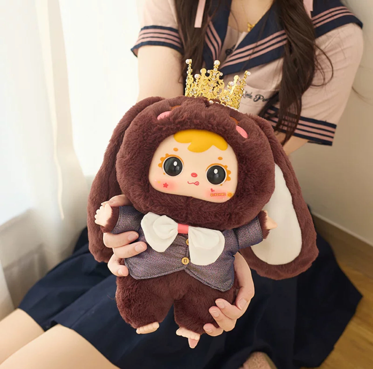 Plush doll blind box-three little fur samuel four generations of soft and cute rabbit-gift to friends