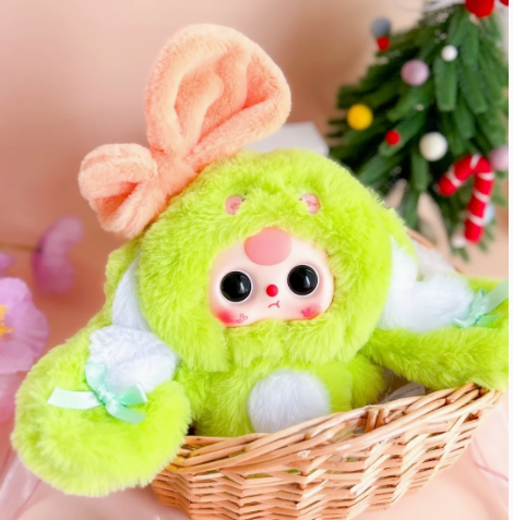 赤ちゃんの3歳のウサギが戻ってくるブラインドボックスシリーズぬいぐるみトレンディな遊び飾りペンダント飾りかわいい人形ウサギが戻ってくる