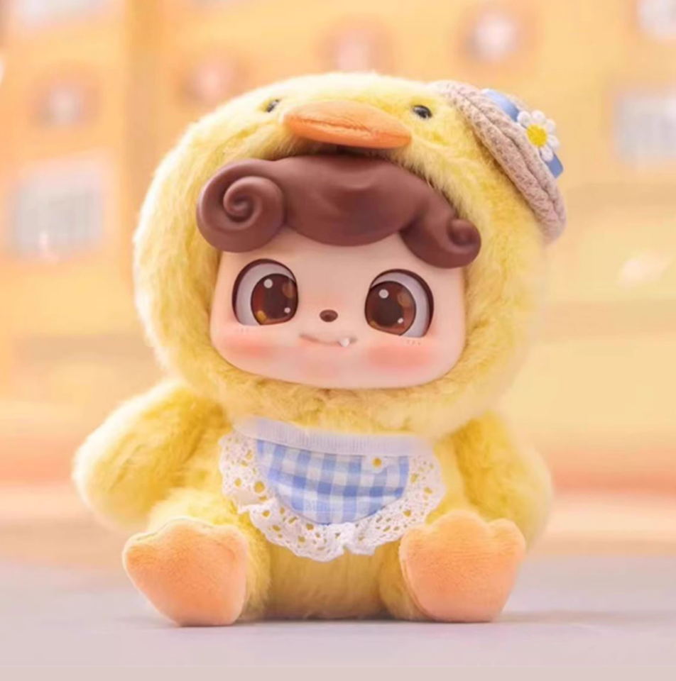 Q宝Q.kid动物幼稚园搪胶毛绒系列盲盒挂件—毛绒玩偶盲盒摆件—礼物