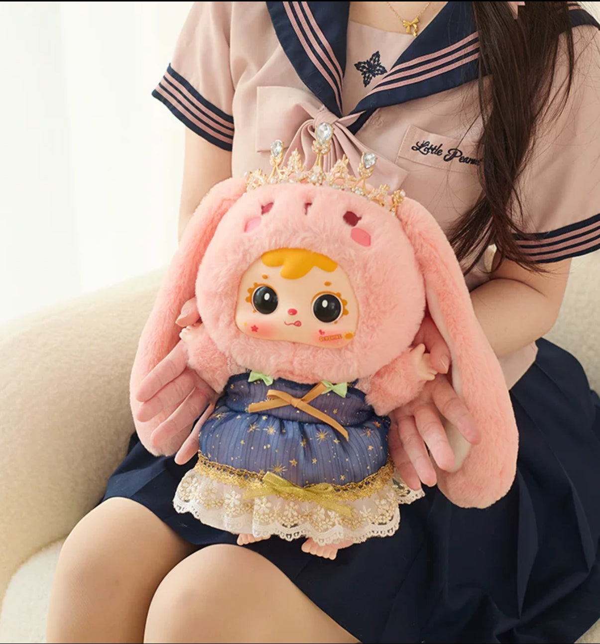 Plush doll blind box-three little fur samuel four generations of soft and cute rabbit-gift to friends