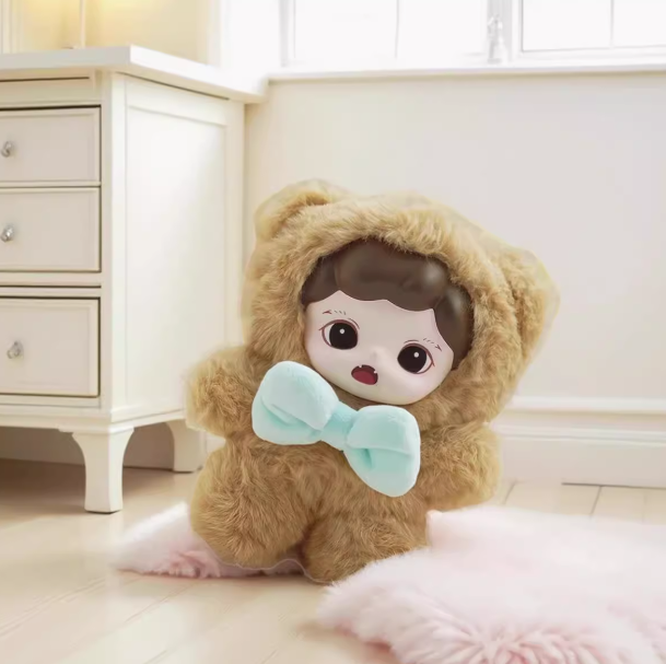 现货绒绒小屋搪胶毛绒盲盒手办包包挂件挂饰—毛绒玩偶盲盒