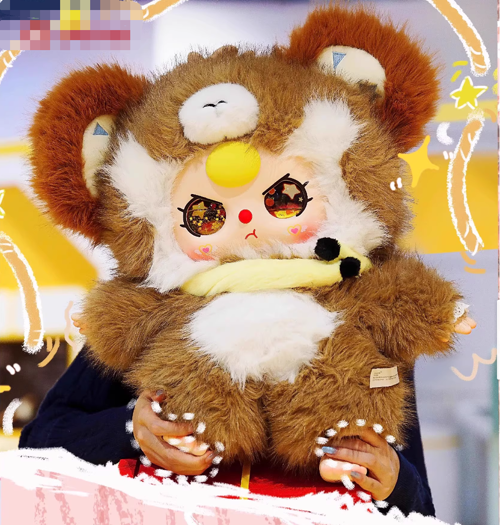 娃三岁AI800%体智能玩具对话手办毛绒公仔玩偶盲盒女孩生日礼物-可智能对话