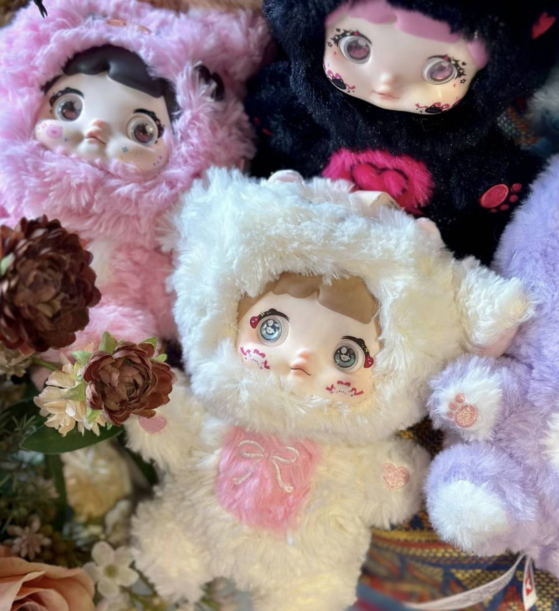 孟海本然のもち米三代は本当に面白いブラインドボックスかわいい人形ぬいぐるみペンダント手作りギフト流行のおもちゃ