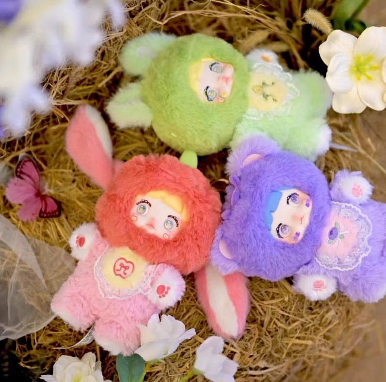 孟海本然のもち米三代は本当に面白いブラインドボックスかわいい人形ぬいぐるみペンダント手作りギフト流行のおもちゃ