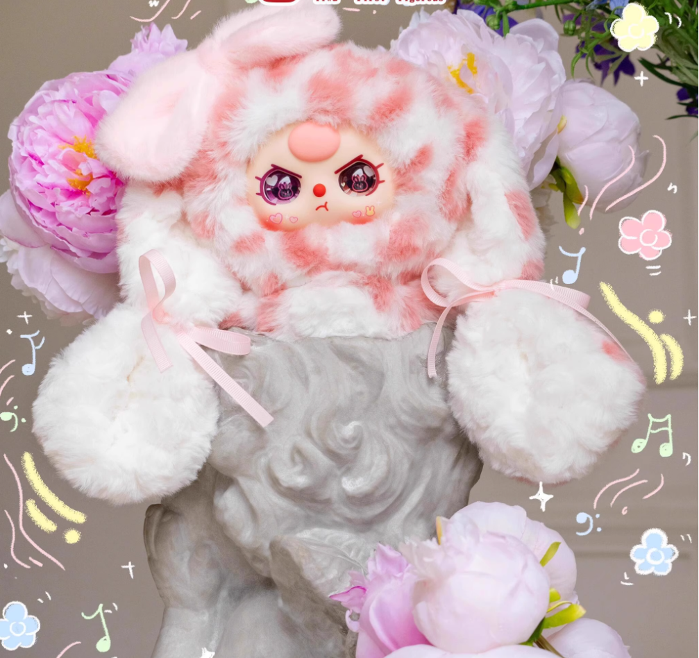 赤ちゃんの3歳のウサギが戻ってくるブラインドボックスシリーズぬいぐるみトレンディな遊び飾りペンダント飾りかわいい人形ウサギが戻ってくる