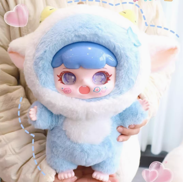 Naughty bag 400% general first generation plush series blind box trendy cute doll gift-plush doll blind box