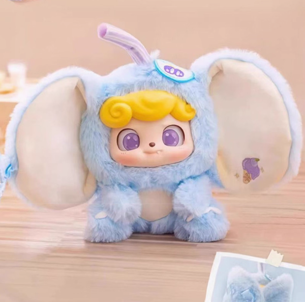 Q宝Q.kid动物幼稚园搪胶毛绒系列盲盒挂件—毛绒玩偶盲盒摆件—礼物