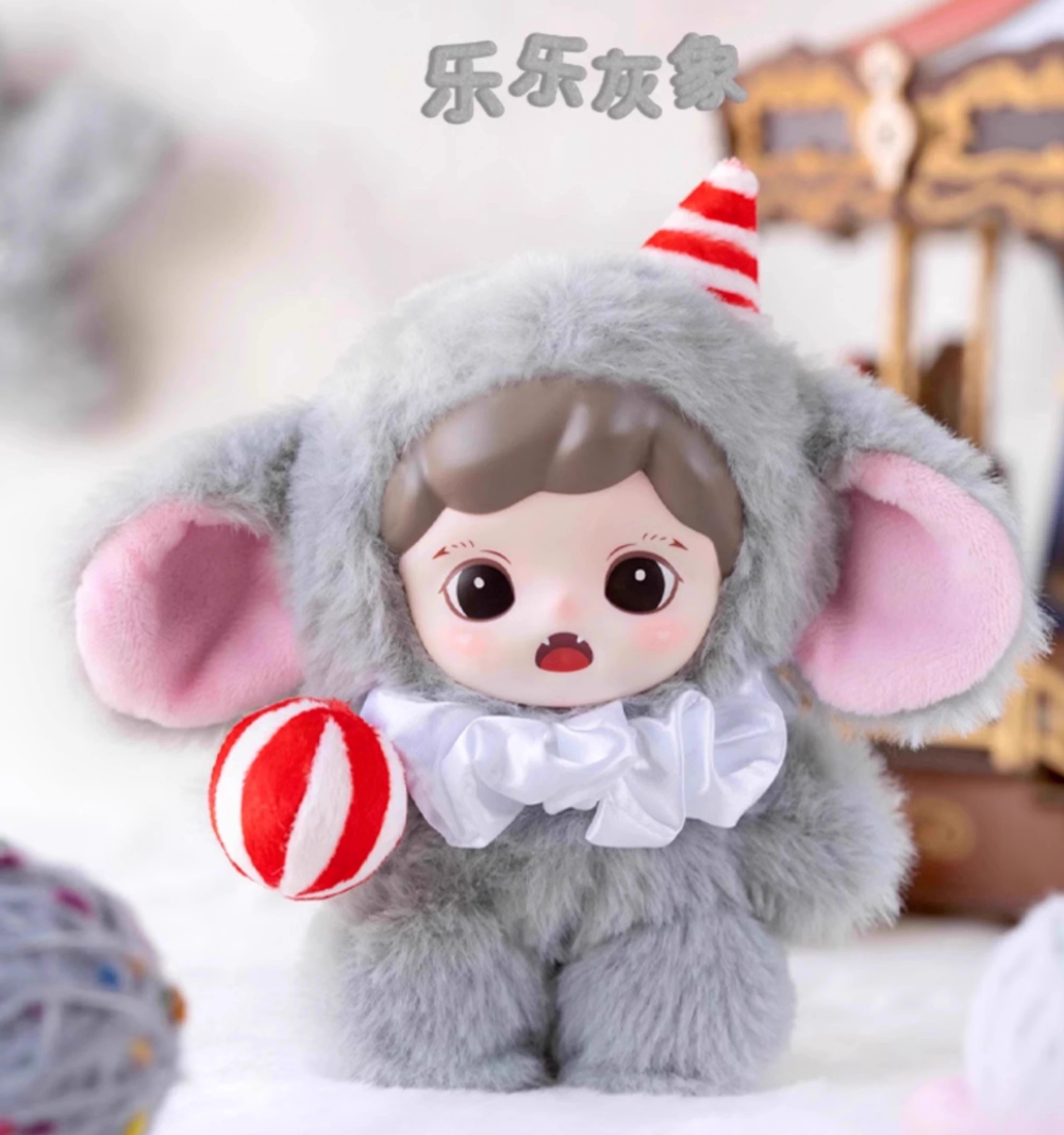 现货绒绒小屋搪胶毛绒盲盒手办包包挂件挂饰—毛绒玩偶盲盒