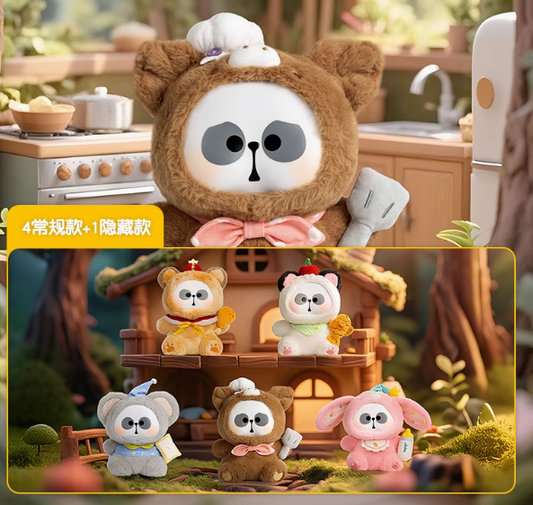 MR.PA耙老师正品动物派对毛绒盲盒潮玩周边可爱公仔挂件摆件礼物