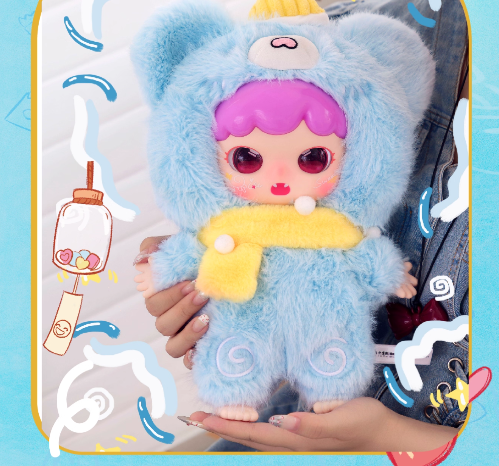 Baby three-year-old little sweet tooth 400 pieces - plush doll blind box - plush blind box trendy cute gift