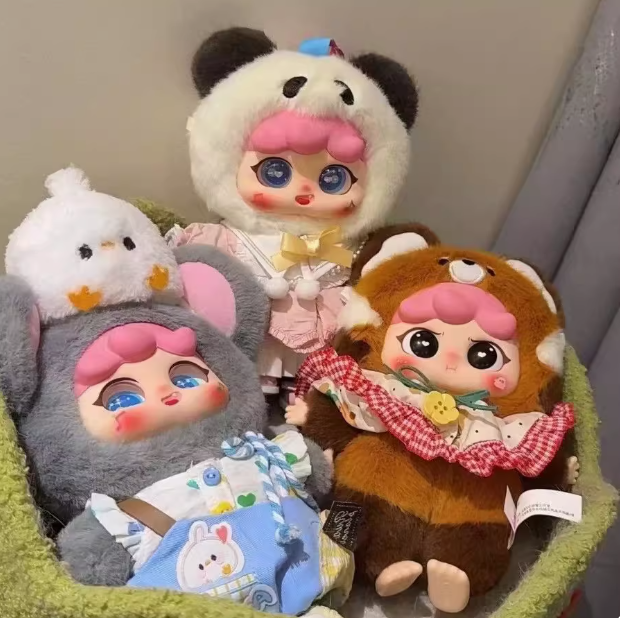 Plush doll blind box-migo bedtime story series blind box trendy toys hand-made office doll pendant female birthday gift