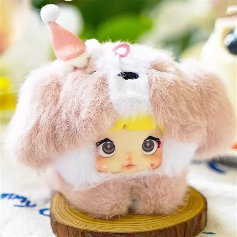 Blind box-Nuomi'er Mibao series plush blind box cute vinyl face bag pendant girls gift ornaments fourth generation