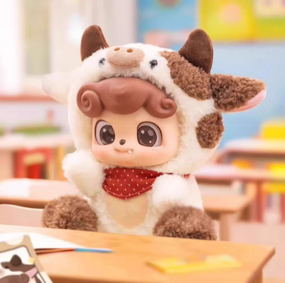 Q宝Q.kid动物幼稚园搪胶毛绒系列盲盒挂件—毛绒玩偶盲盒摆件—礼物