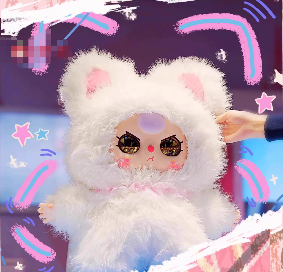 娃三岁AI800%体智能玩具对话手办毛绒公仔玩偶盲盒女孩生日礼物-可智能对话