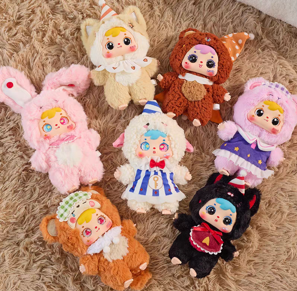 三小毛(Samuel)睡梦之间挂件毛绒盲盒公仔女生礼物玩偶摆件潮玩具