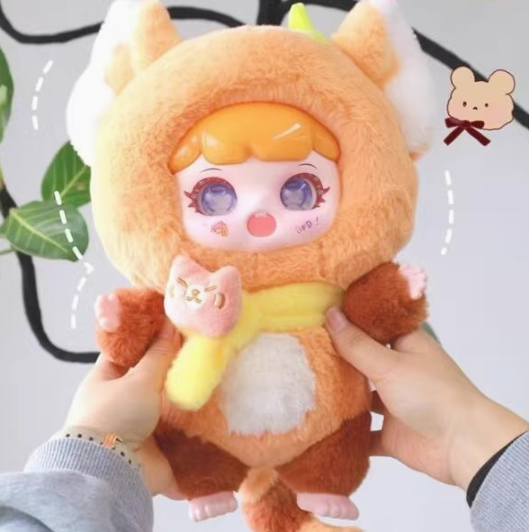 Naughty bag 400% general first generation plush series blind box trendy cute doll gift-plush doll blind box