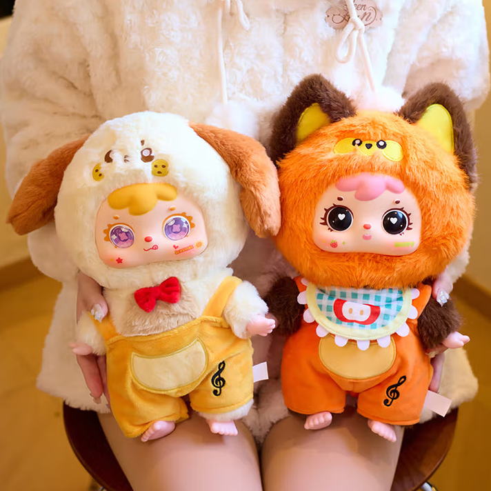 Baby three-year-old little sweet tooth 400 pieces - plush doll blind box - plush blind box trendy cute gift